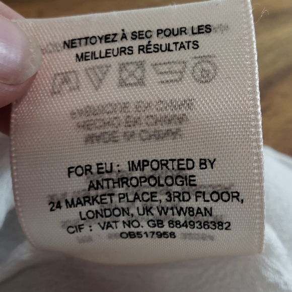 Maeve Anthropology White Lace Up Tank Top Size 8 - Picture 12 of 12